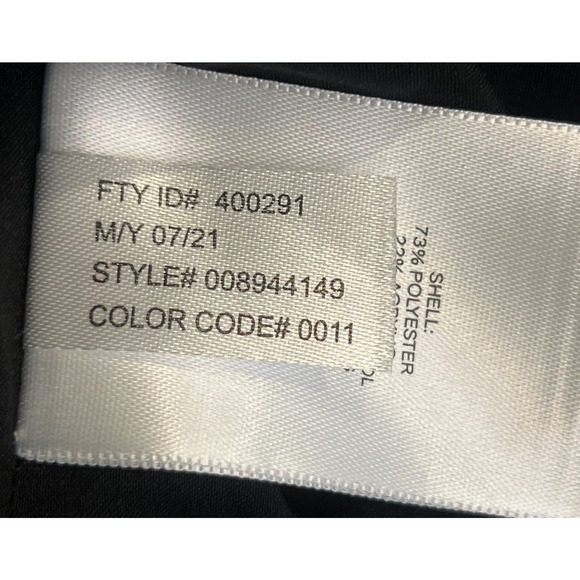 NEW EXPRESS BLACK WHITE GRAY PLAID BELTED WRAP FRONT COAT SIZE SMALL - Picture 9 of 10